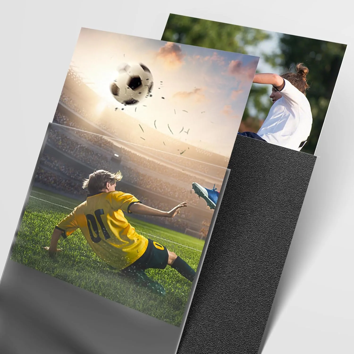 1000 Pcs Black Card Sleeves Toploaders for Trading Cards, Soft Clear Card Protective Sleeves Deck Card Protectors Fit for Baseball Cards, Sports Cards, MTG, Game Card Standard Cards