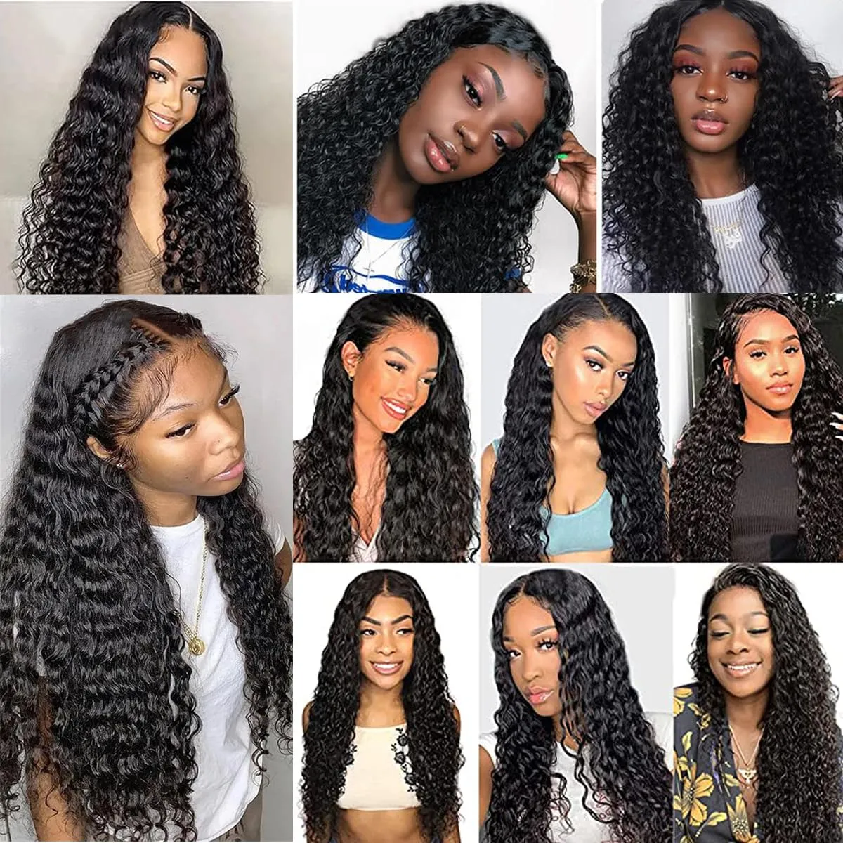 13x4 Ear To Ear 100% Unprocessed Virgin Deep Wave Human Hair Swiss Lace Frontal Closure Bleached Knots Pre Plucked Natural Color (13x4 Deep Wave, 22 Inch)