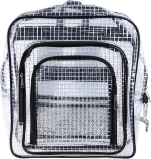 15.7inch Anti-Static Clear PVC Tool Backpack for Computer Repair, Static-Safe Storage for Electronics, Transparent Work Bag with Durable Design for Engineers & Technicians