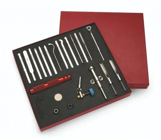 18pc. Robert Sorby #888HS18T Modular Micro Turning Set