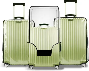 20/24/28 Inch Thicken Transparent Luggage Cover Suitcase Protector Waterproof PVC Full Clear Cover Travel Suitcase 20 24 28 inch
