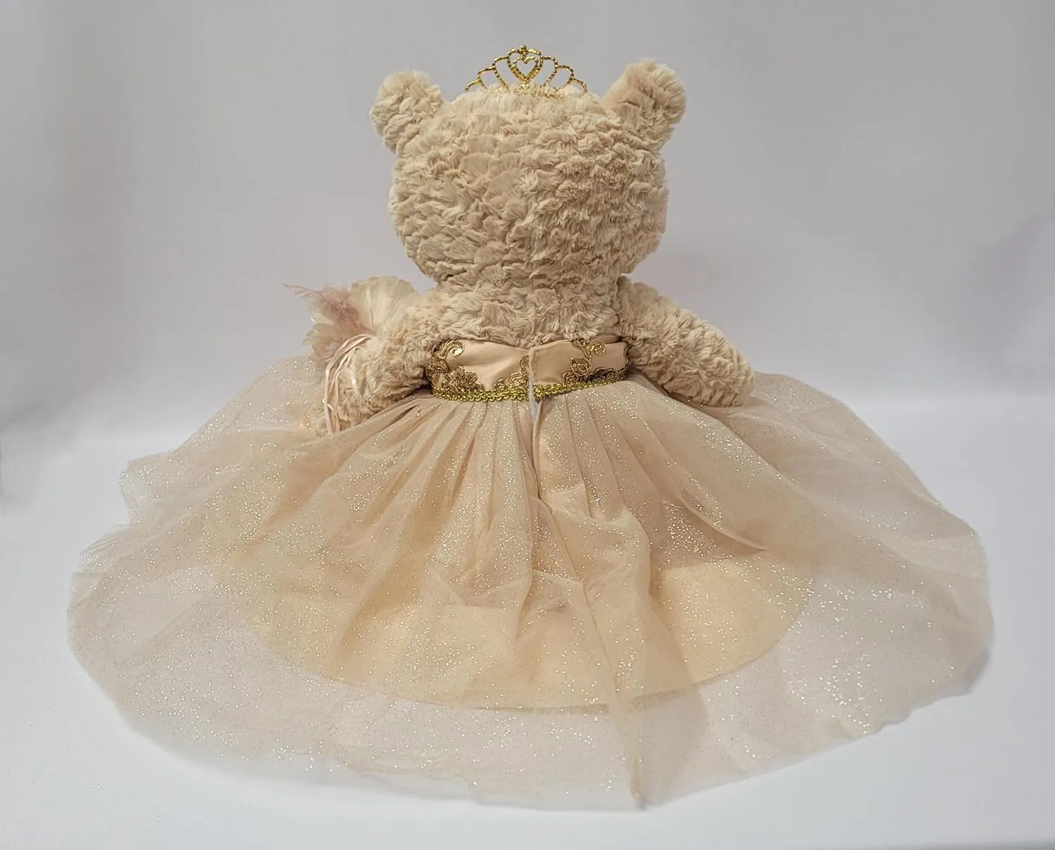 20" Quince Anos Quinceanera Last Doll Teddy Bear with Dress (Centerpiece) ~ B16632-34 (Champane)