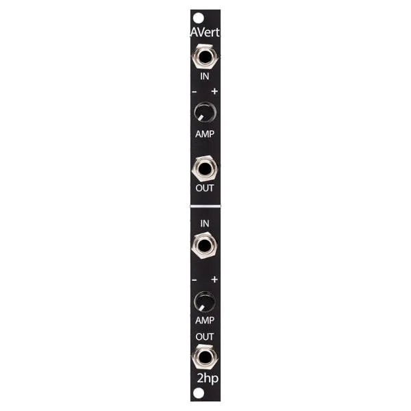 2HP AVert Dual Attenuverter