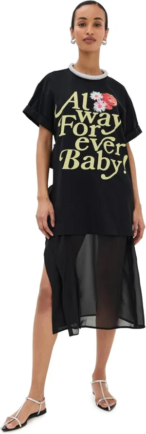 3.1 Phillip Lim Women's Always Forever Baby Tee Dress