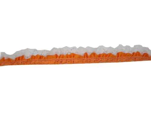 3/4" Satin & Lace Trim - Small (5 Yds)