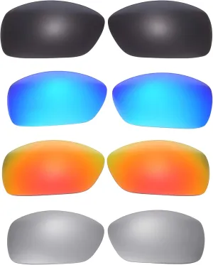 4 Pairs Polarized Replacement Lenses for Oakley Hijinx Sunglasses