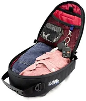 450 Strap Mount Tank Bag - Water-Resistant, Tear-Resistant, Industrial Grade Ballistic Nylon with Anti-Scratch Rubberized Polymer Bottom, Adjustable Strap Mounting