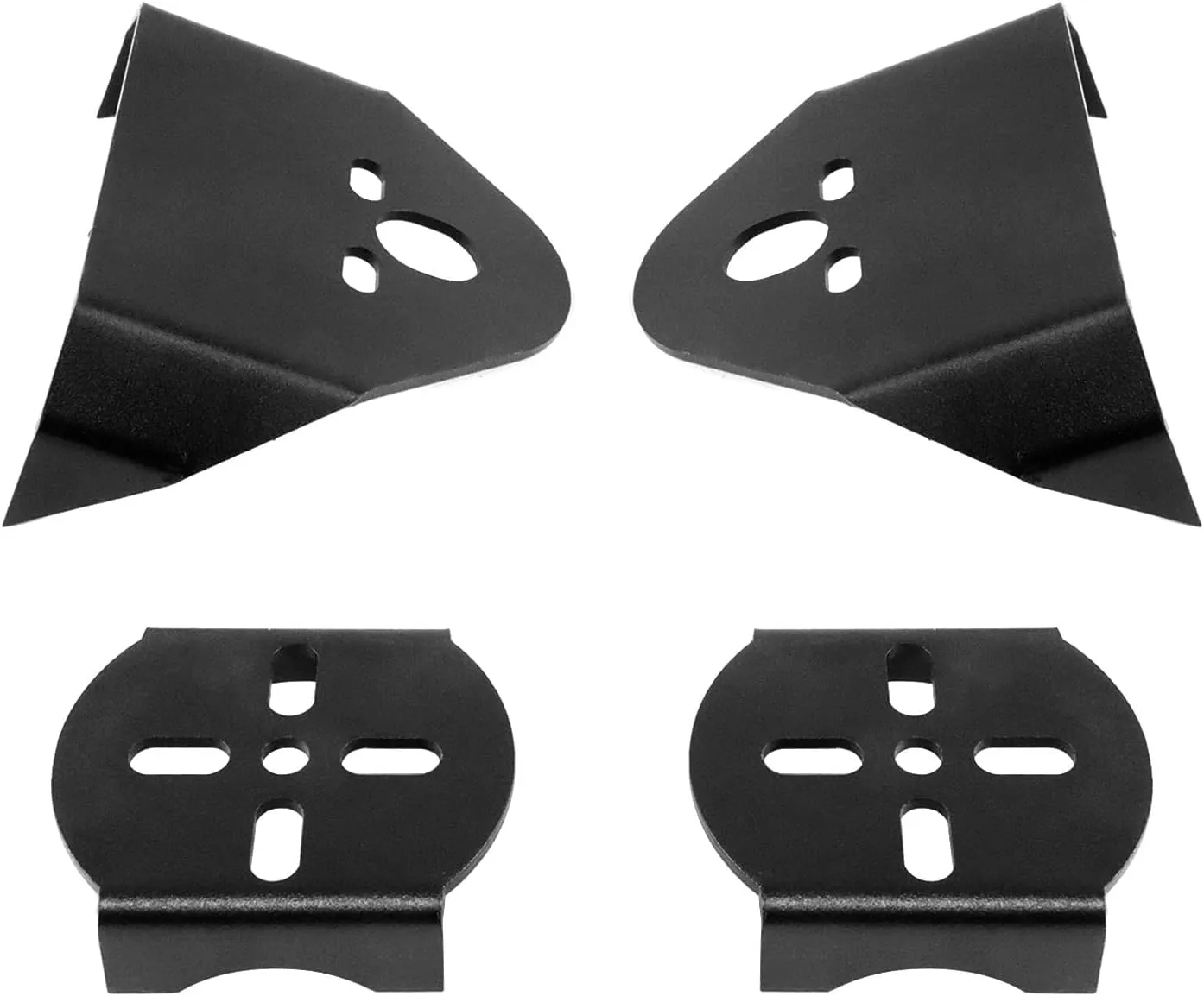 4pcs Upper & Lower Rear Air Bag Mounting Brackets Weld On Air Ride Suspension - Weld On Air Bags Rear Upper & Lower Air Bag Suspension Mounting Brackets