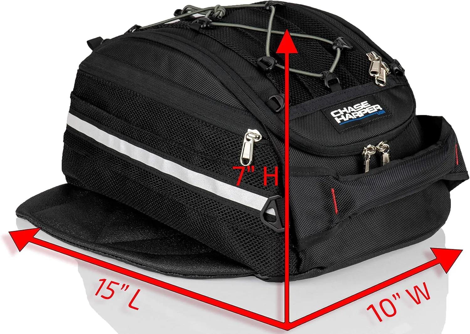540M Magnetic Tank Bag - Water-Resistant, Tear-Resistant, Industrial Grade Ballistic Nylon with Anti-Scratch Rubberized Polymer Bottom, Super Strong Neodymium Magnets