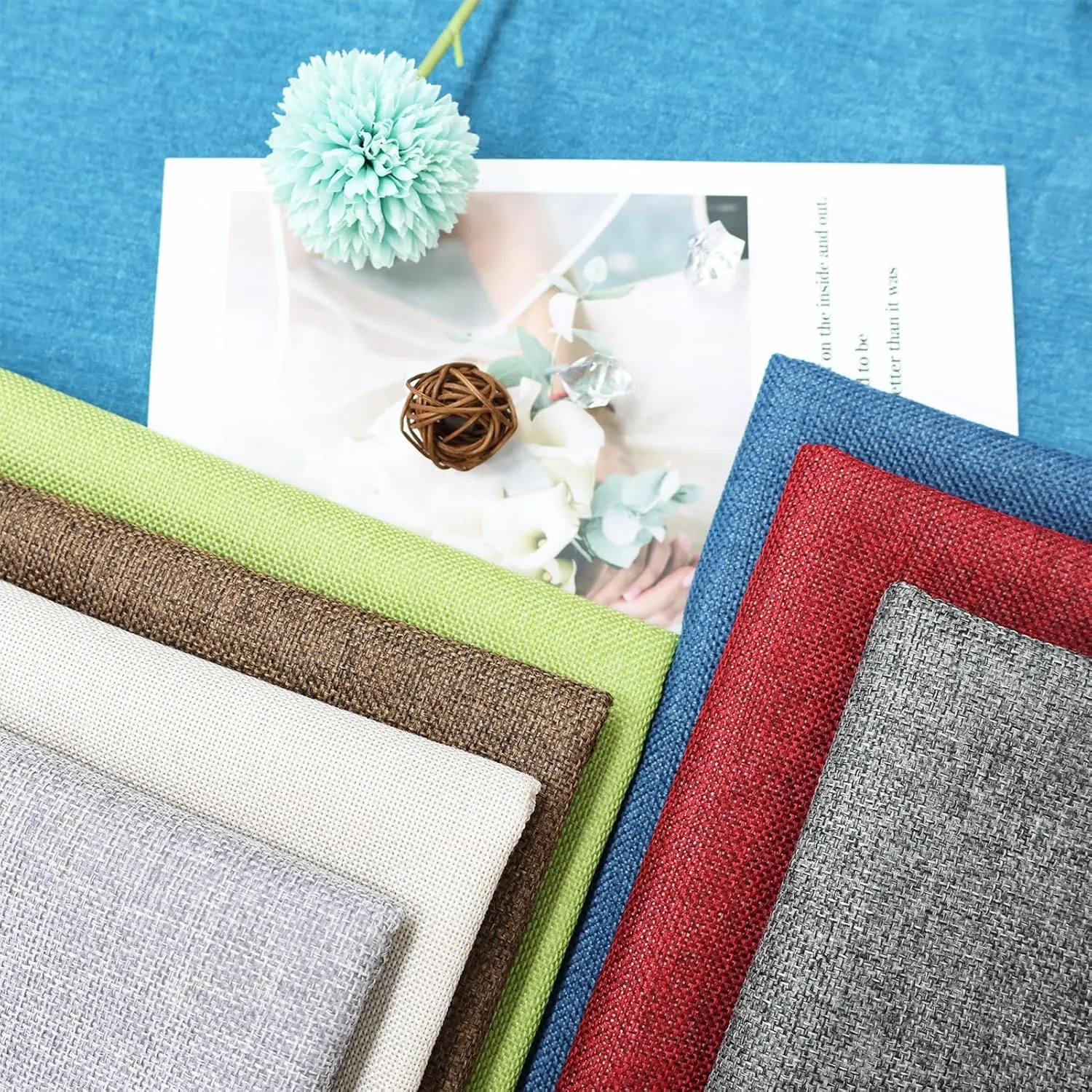 78x57 Inchess Natural Thickened Fabric Premium Linen Liner Multi-Purpose Linen Fiber Material for Gardening Wedding Table Runners Home Party Decorations Christmas (Green)