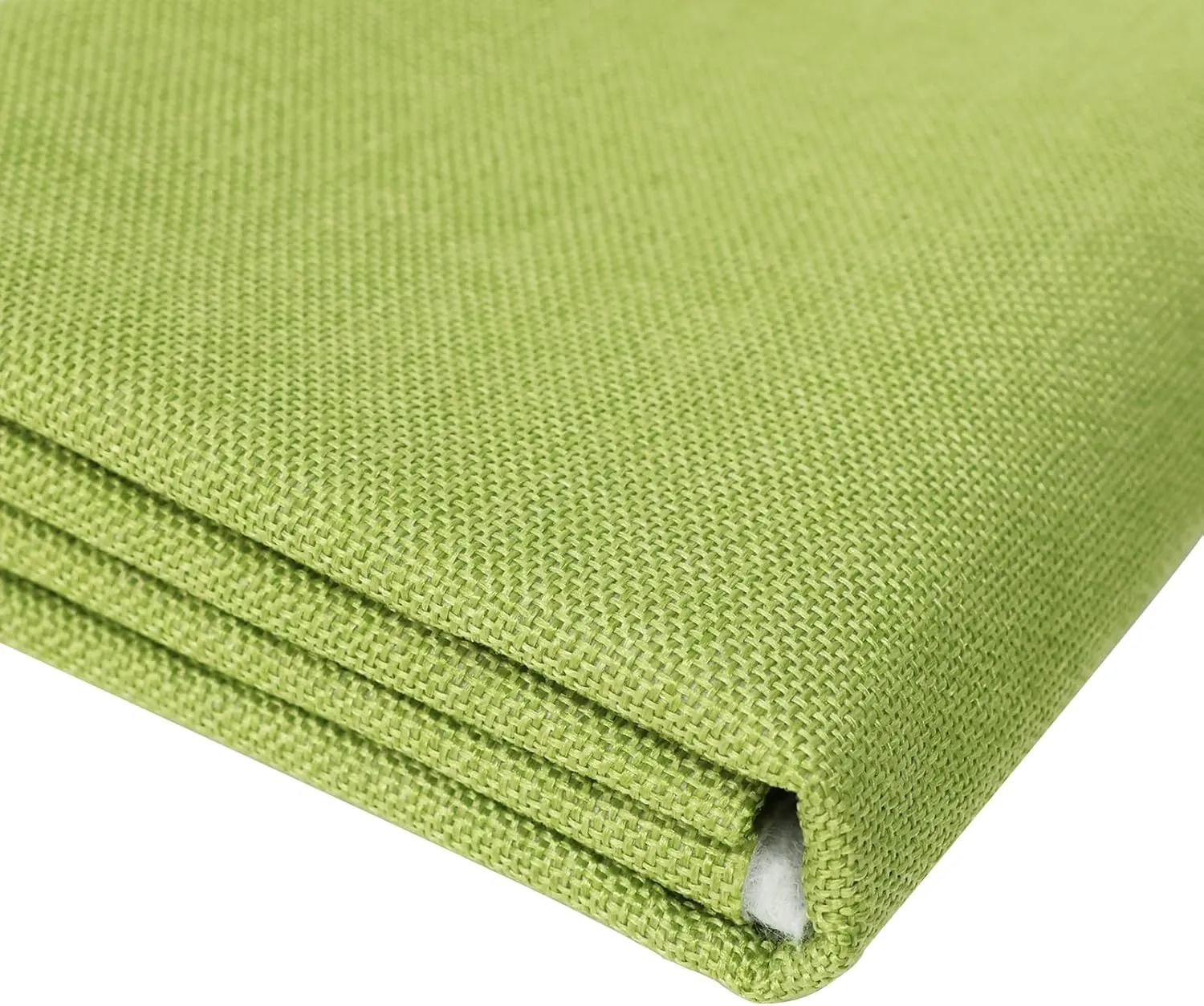 78x57 Inchess Natural Thickened Fabric Premium Linen Liner Multi-Purpose Linen Fiber Material for Gardening Wedding Table Runners Home Party Decorations Christmas (Green)