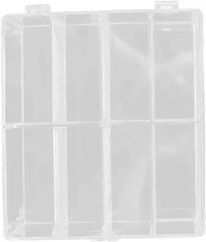 8-Grid Car Storage Box for Boys and Girls 2pcs Mini Car Bin Plastic Display Case