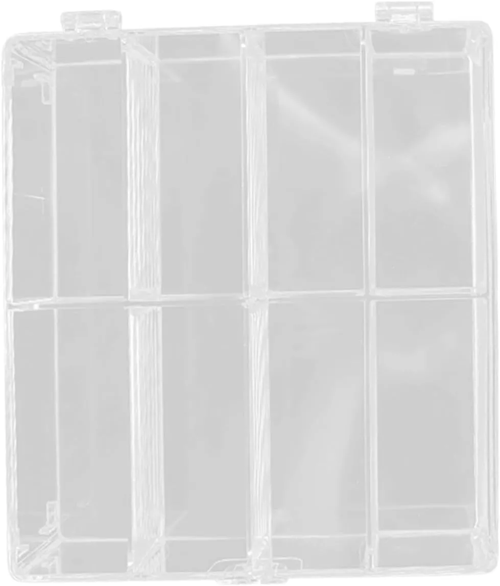 8-Grid Car Storage Box for Boys and Girls 2pcs Mini Car Bin Plastic Display Case