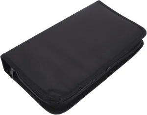 80 Piece Oxford Holder Case Car Home Disc Storage Bag Scratch Resistant Material Black