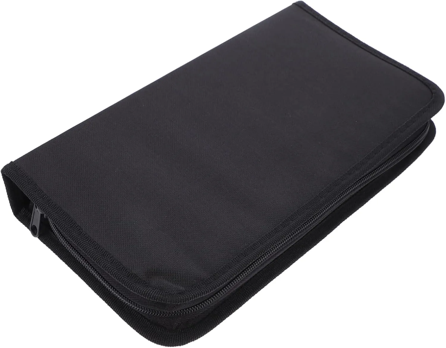80 Piece Oxford Holder Case Car Home Disc Storage Bag Scratch Resistant Material Black