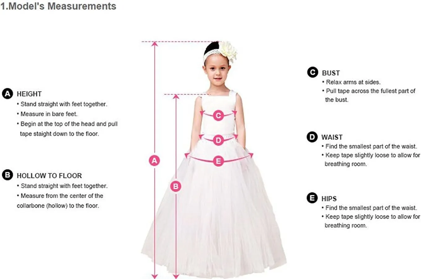 ABAO SISTER Fancy Flower Girl Dress Long Lace Pageant Puffy Tulle Ball Gown