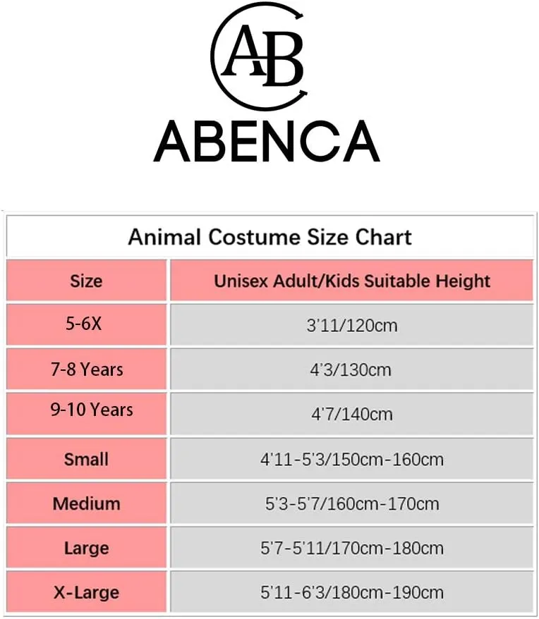 ABENCA Fleece Kids Tiger Onesie Pajamas Christmas Halloween Animal Cosplay Sleepwear Costume