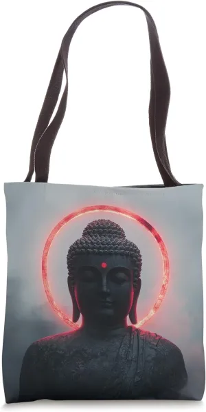 Abstract Buddha In Lotus Flower Spiritual Buddhism Buddhist Tote Bag