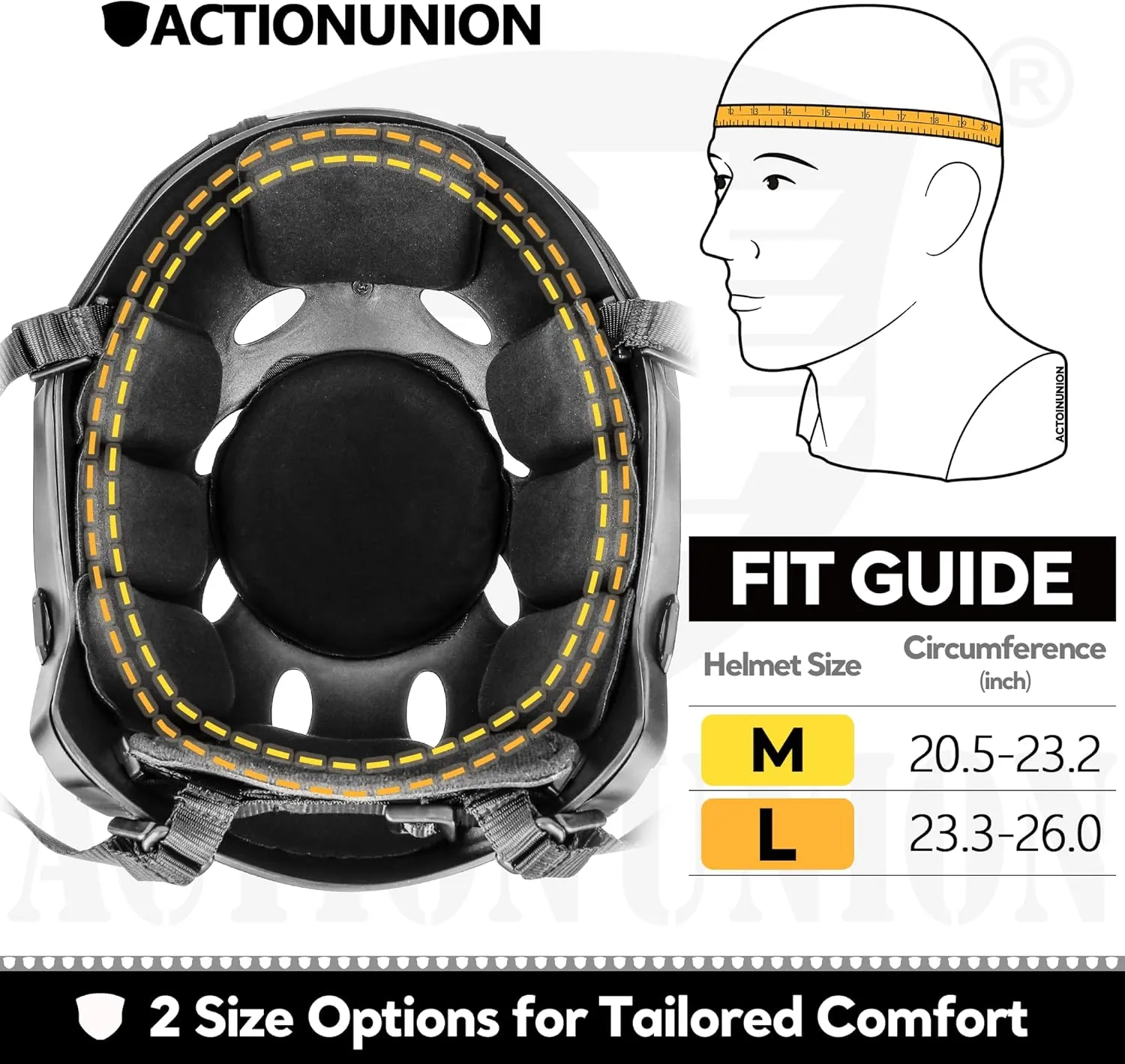 ACTIONUNION Airsoft Helmet Set PJ Type Tactical Paintball Helmet