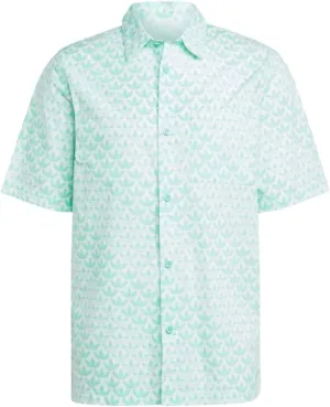 adidas Originals Monogram All Over Print Short Sleeve Woven Easy Green MD