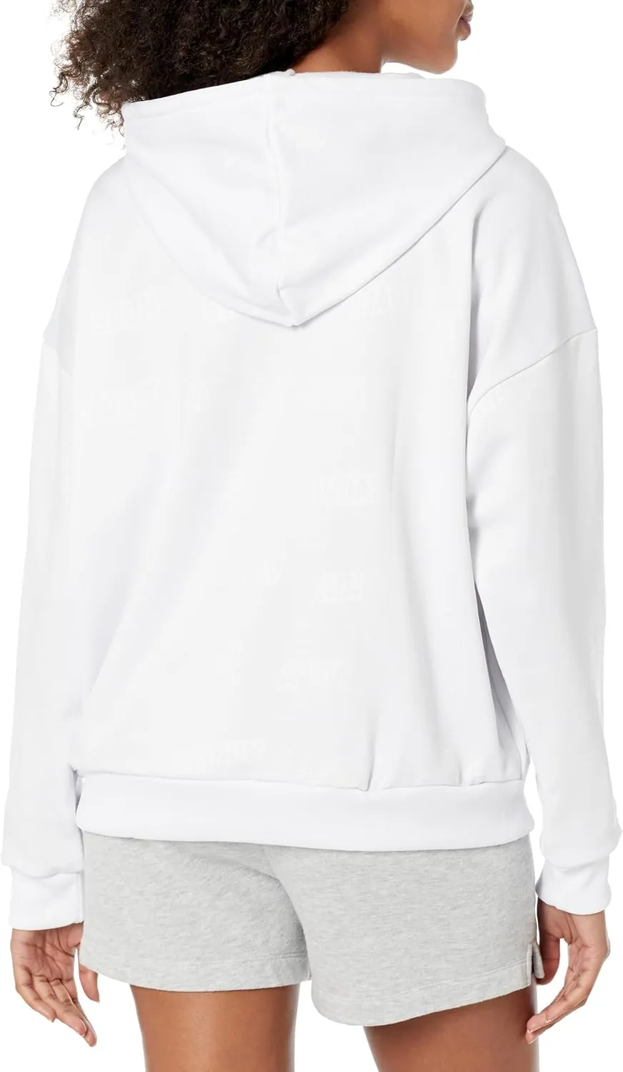 adidas Women's Embossed Monogram Fleece Hoodie