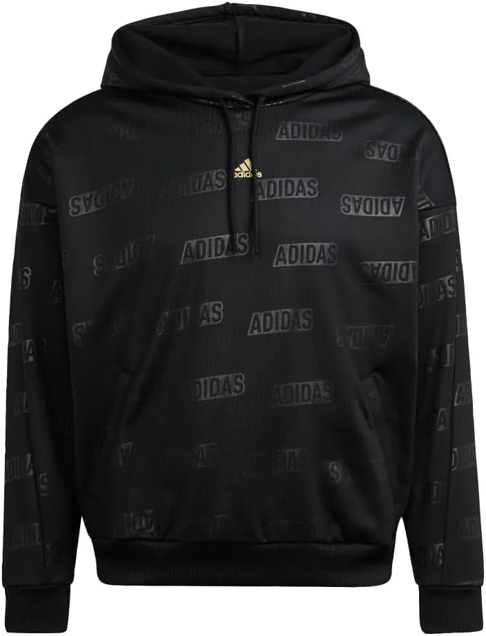 adidas Women's Embossed Monogram Fleece Hoodie