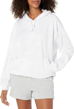 adidas Women's Embossed Monogram Fleece Hoodie