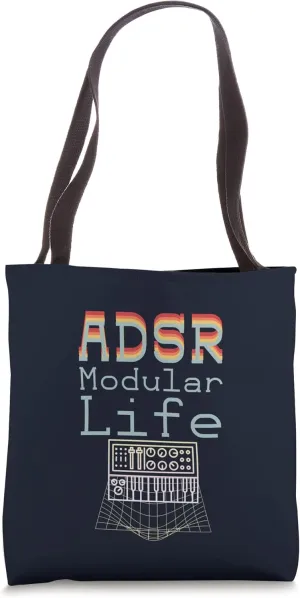 ADSR modular life Synth Nerd Electronic Music synthesizer Tote Bag