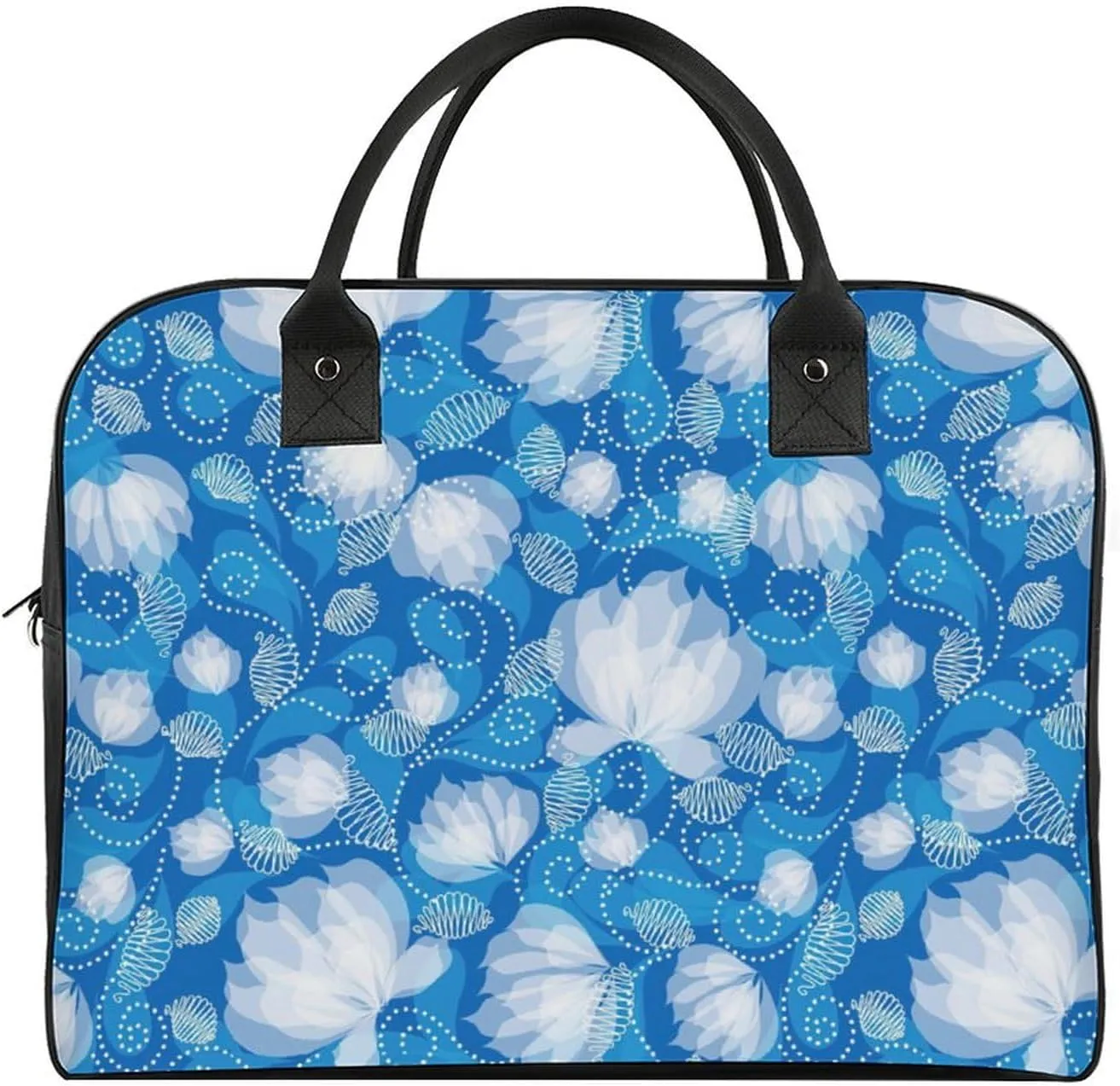Adult Crossbody Nylon Oriental Cherry Novelty Handbag for Traveling 13" X 19" X 8"