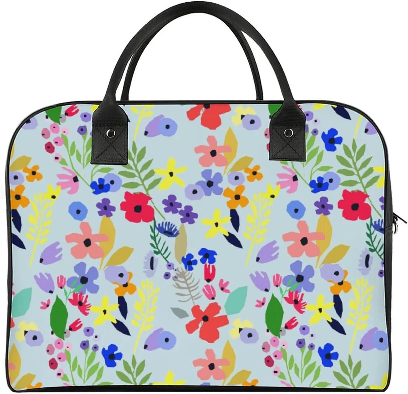 Adult High-capacity Nylon Berries Patterns Simple Handbag for Touring 13" X 19" X 8"