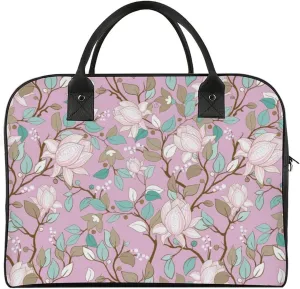 Adult High-capacity Nylon Colorful Butterfly Retro Handbag for Touring 13" X 19" X 8"