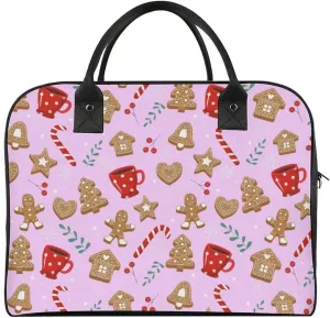 Adults Casual Nylon Coconut Tree Fashion Handbag for Travel 13" X 19" X 8"