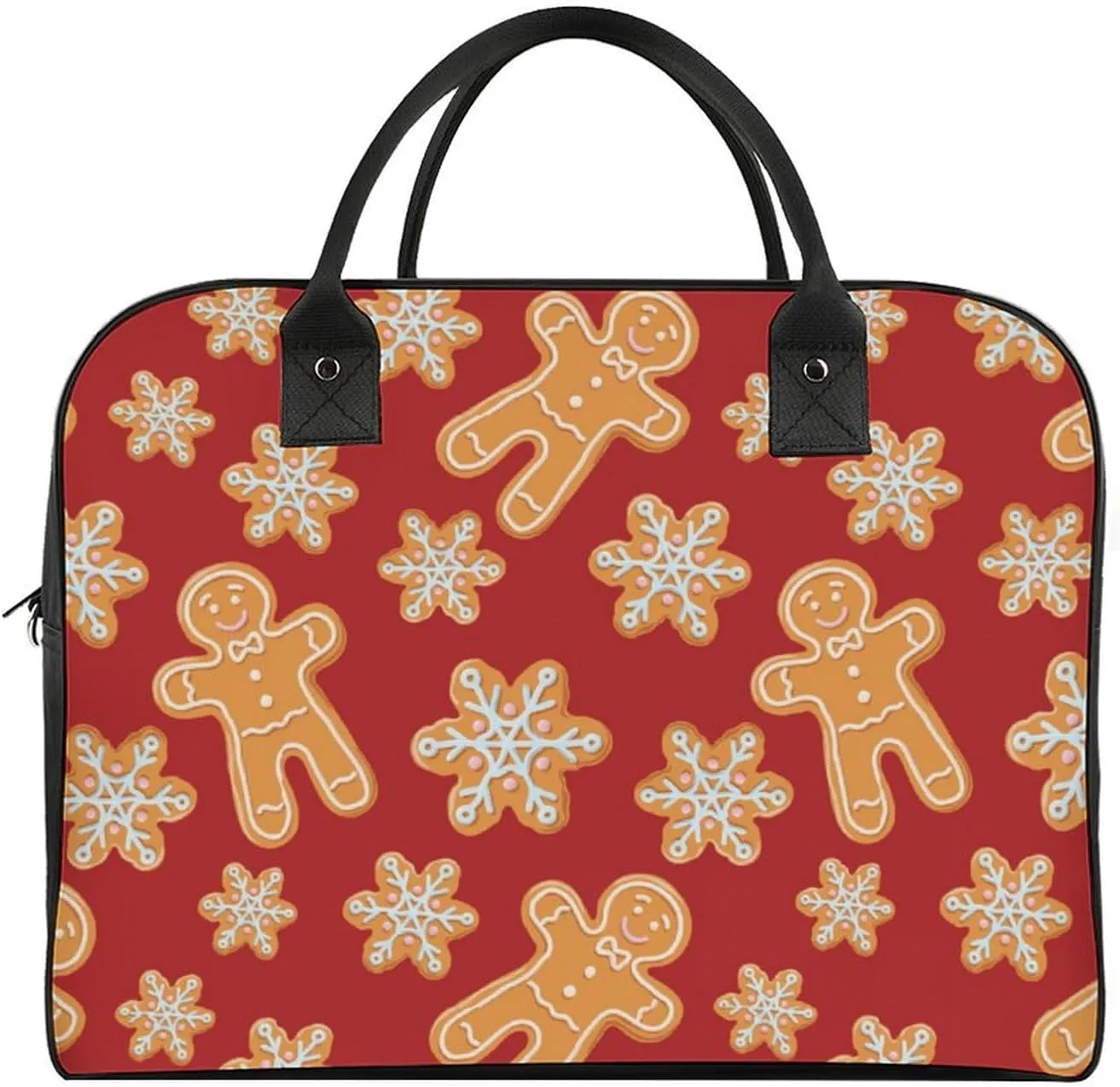 Adults Large Capacity Nylon Colorful Butterfly Elegant Handbag for Traveling 13" X 19" X 8"