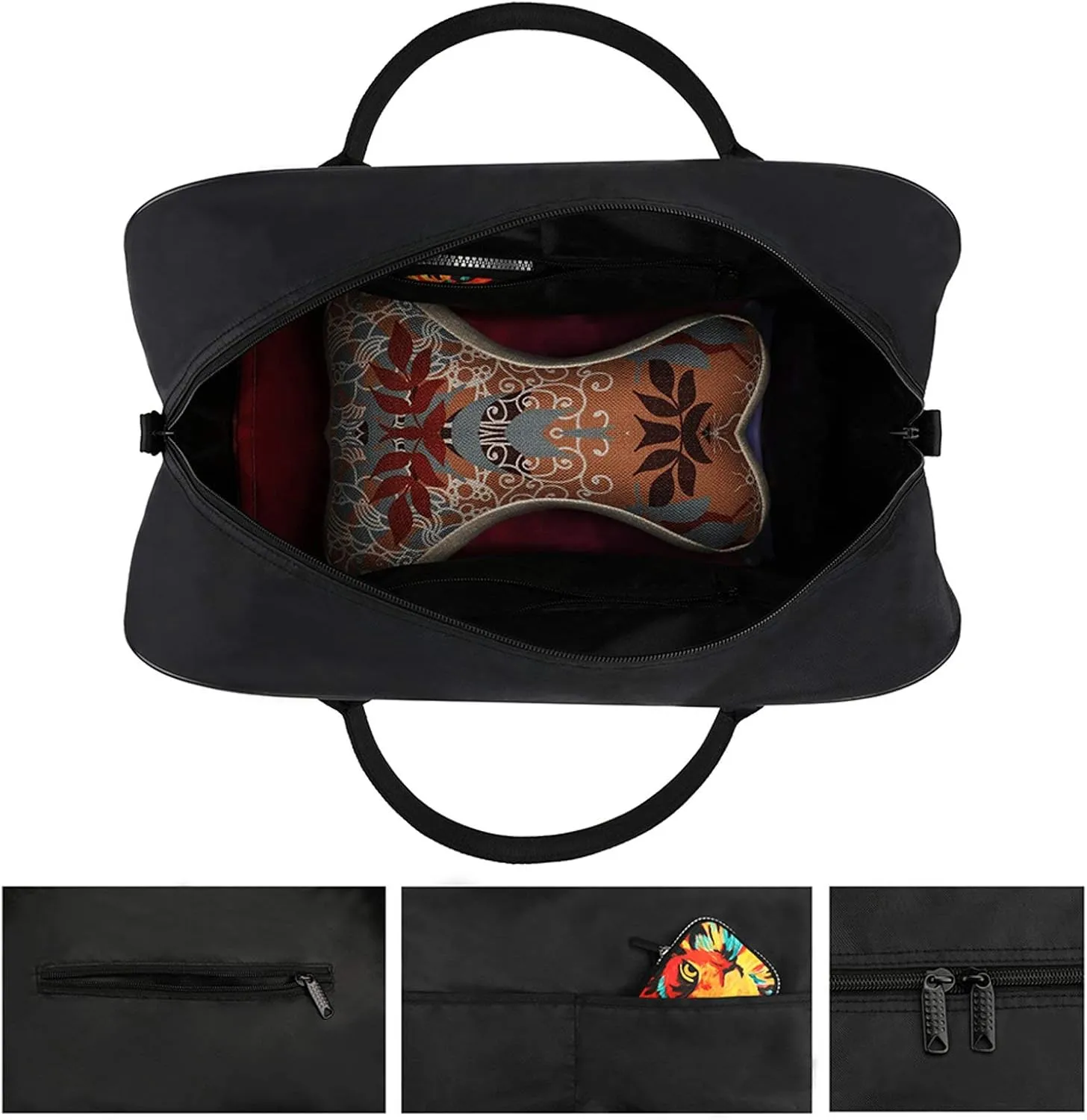 Adults Shoulder Nylon Santa Gifts Fashion Handbag for Journey 13" X 19" X 8"