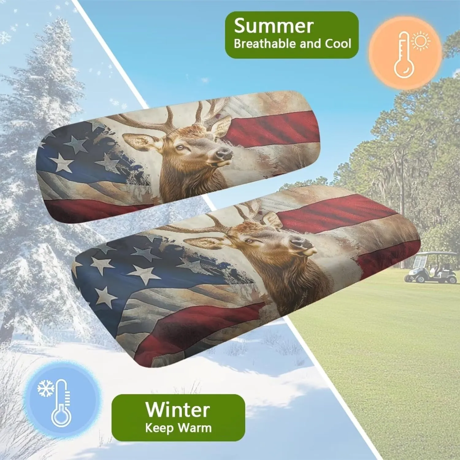 AFPANQZ Golf Cart Seat Cover Blanket - Breathable, Summer Use, Universal Fit, Anti-Dust & Scratch-Resistant Towel
