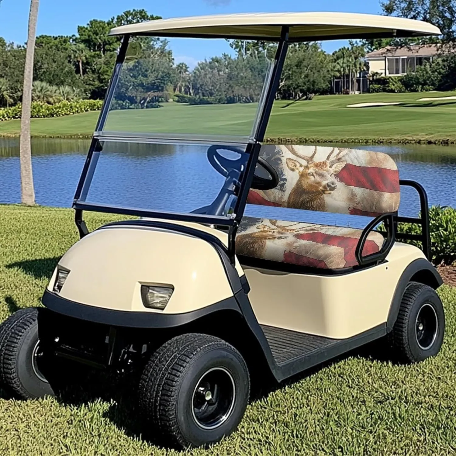 AFPANQZ Golf Cart Seat Cover Blanket - Breathable, Summer Use, Universal Fit, Anti-Dust & Scratch-Resistant Towel