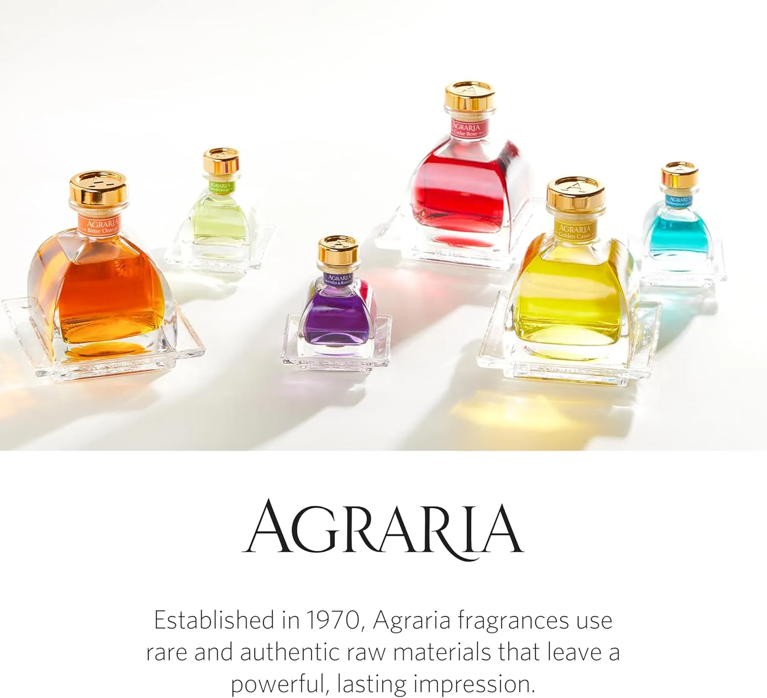 AGRARIA AirEssence & PetiteEssence Flower and Reed Diffuser Set, Luxury Home Scents Diffuser, Scented Oil Reed Diffuser, Flower and Reed Diffuser Gift Set for All Occasions