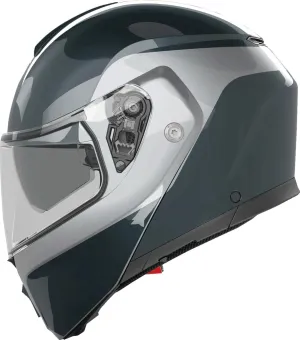Agv StreetModular Levico Helmet (Medium, Gray/Silver)