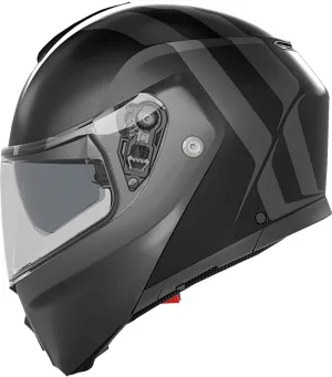 Agv StreetModular Resia Helmet (Medium, Matte Black/Gray)