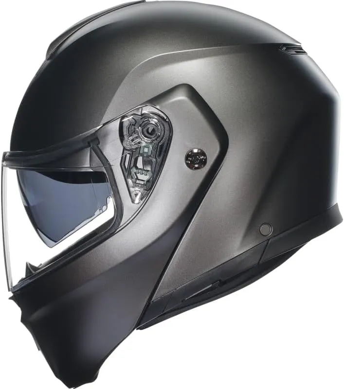 AGV StreetModular Solid Helmet (Large, Matte Gray)
