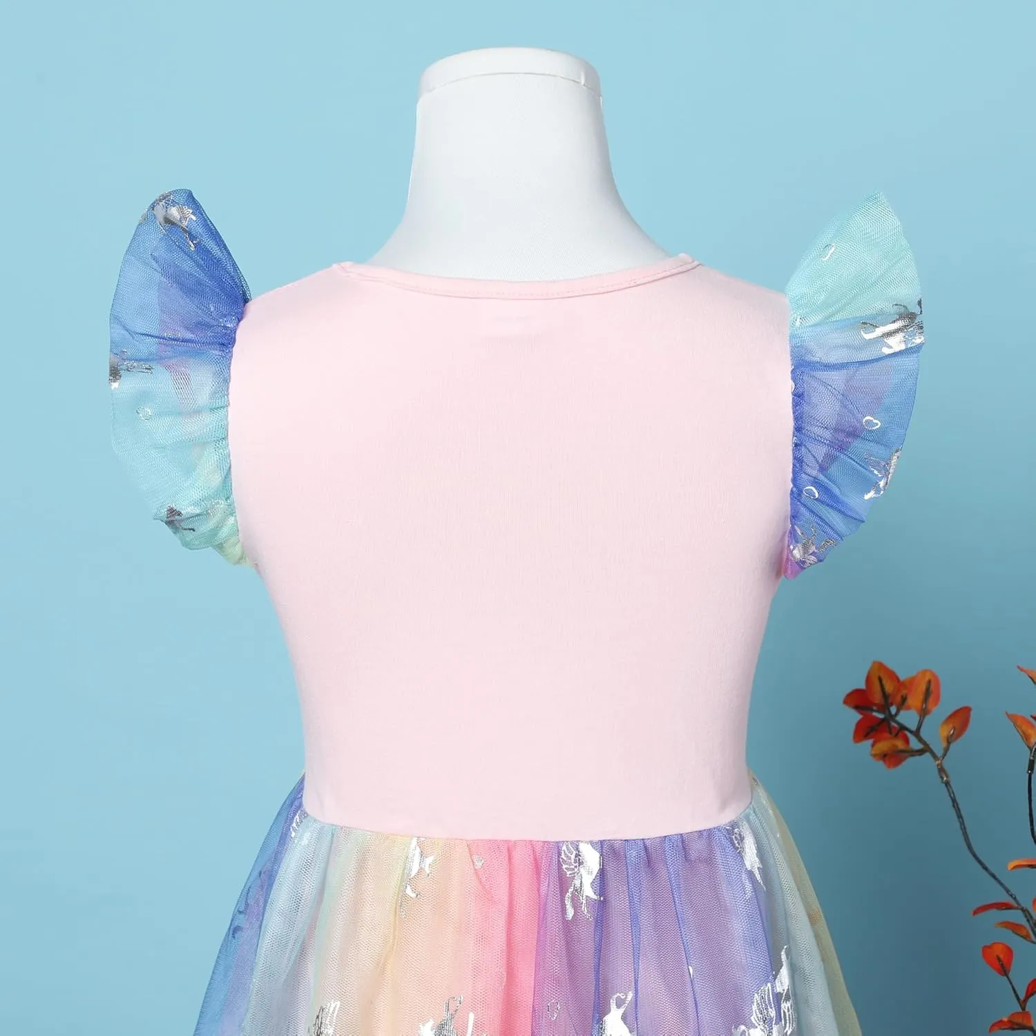 Akyzic Toddler Tulle Dress Unicorn Outfit Birthday Princess Party Girls Summer Causal Tutu Skirts