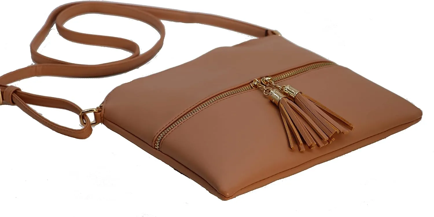 Amaze Medium Crossbody Bag for Women | Shoulder Handbags for Women with Multiple Compartments | PU Leather