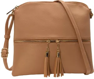 Amaze Medium Crossbody Bag for Women | Shoulder Handbags for Women with Multiple Compartments | PU Leather