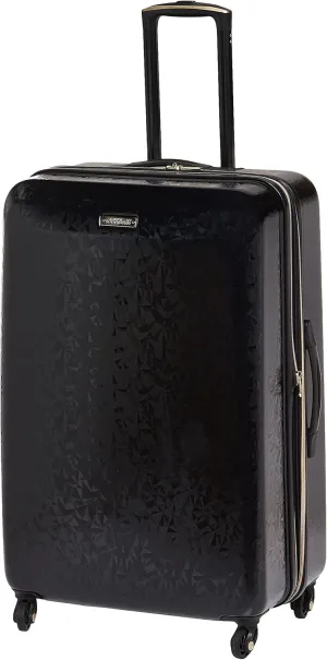 American Tourister Belle Voyage Hardside Luggage with Spinner Wheels, Black, Checked-Large 28-Inch
