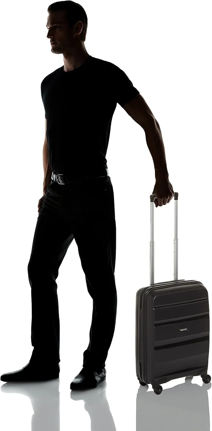 AMERICAN TOURISTER Hand Luggage, Black (Black), Spinner S (55 cm-31.5L)