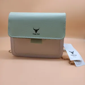 Angry Bull handbags,Women's crossbody bag small handbag PU leather shoulder bag wallet