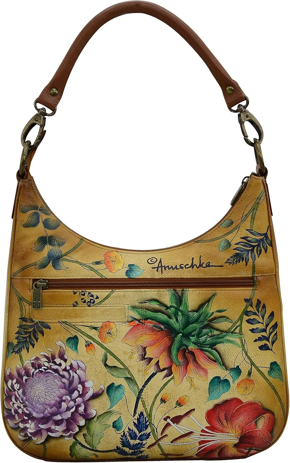 Anuschka Triple Compartment Crossbody-696