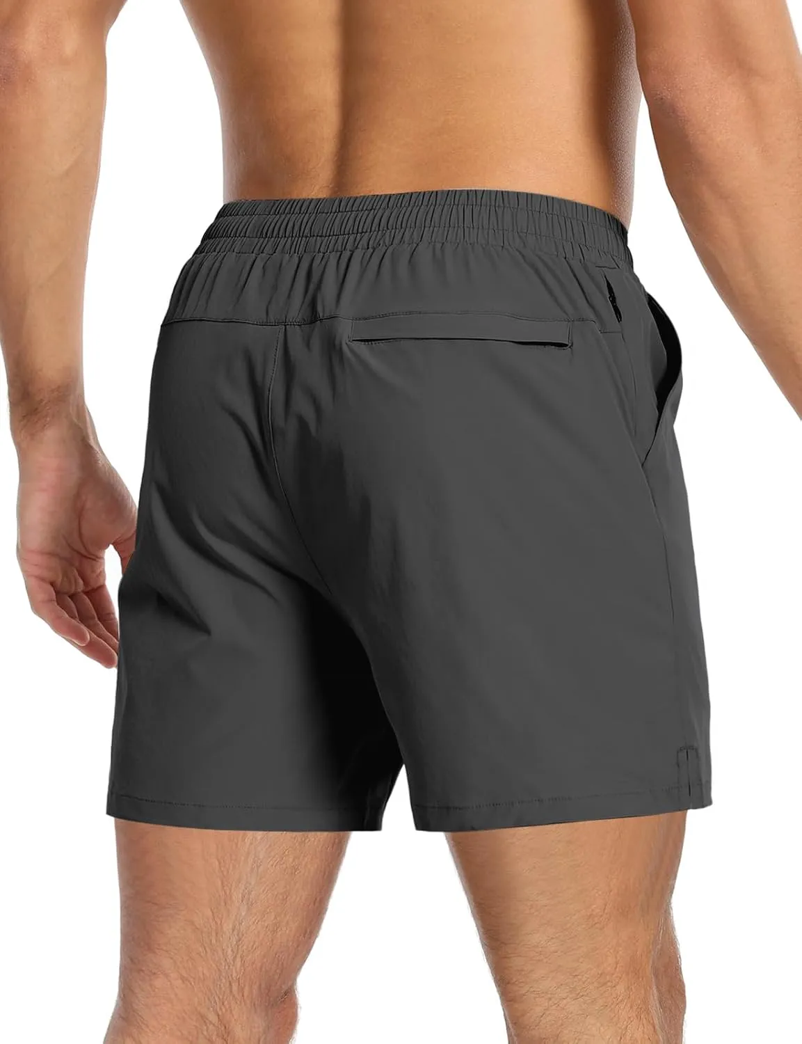 Aolesy Men’s 2 in 1 Running Shorts -5''/7'' Quick Dry Workout Gym Shorts with Pockets, Tennis Training Athletic Shorts