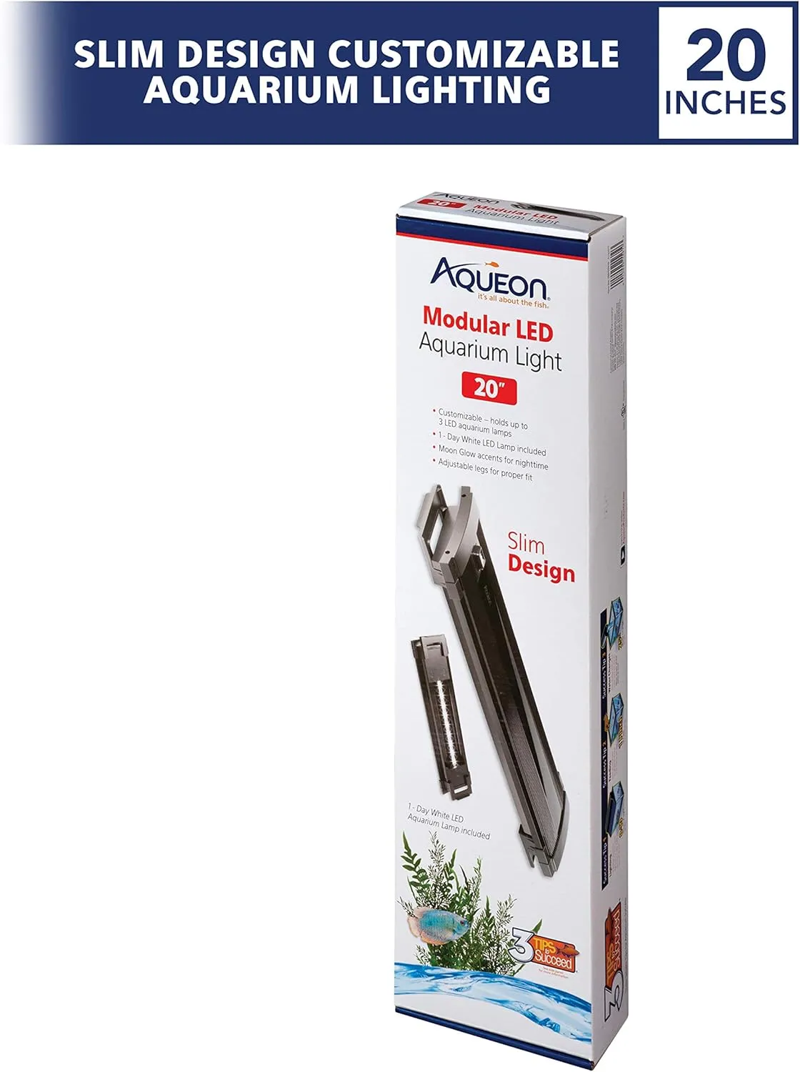 Aqueon LED Modular Aquarium Light Fixtures 20 Inches