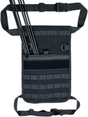 Archery Hip Quiver Arrow Quiver 1000D Fabric Field Quiver Arrow Holder Bow Crossbow Quivers Waterproof Zipper Pocket and Waist Belt for Compound and Recurve Bow Hunting and Target Practice